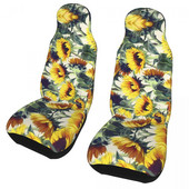 Sunflowers Forever Universalus automobilio sėdynės užvalkalas, apsaugantis saloną, visureigių automobilių sėdynių užvalkalai poliesterio automobilių priedai
