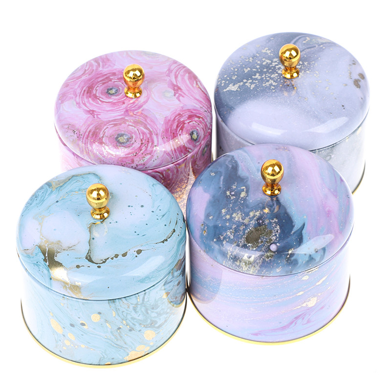 1 vnt Europos retro aukščiausios klasės žvakių aromaterapijos rankų darbo muilo pakavimo dėžutė apvali geležies dėžutė arbatos saldainių papuošalų laikymo dėžutės dovanos