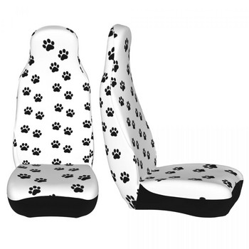 Εκτυπώσεις ποδιών ζώων Dog Paw Universal κάλυμμα καθίσματος αυτοκινήτου αδιάβροχο γυναικείο καλύμματα καθισμάτων αυτοκινήτου για κουτάβι Πολυεστερικό προστατευτικό καθίσματος