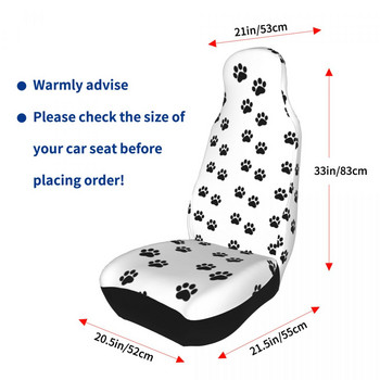 Εκτυπώσεις ποδιών ζώων Dog Paw Universal κάλυμμα καθίσματος αυτοκινήτου αδιάβροχο γυναικείο καλύμματα καθισμάτων αυτοκινήτου για κουτάβι Πολυεστερικό προστατευτικό καθίσματος