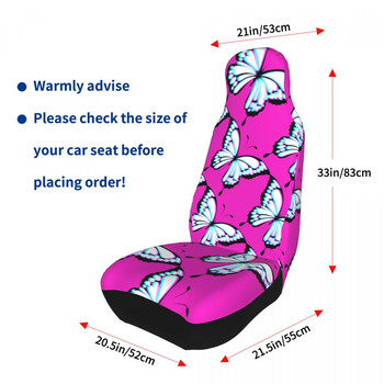 Butterfly Glitch Effect Universal κάλυμμα καθίσματος αυτοκινήτου Auto εσωτερικό Γυναικείο μαξιλάρι καθίσματος/Κάλυμμα Πολυεστερικό στυλ αυτοκινήτου