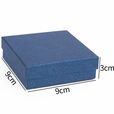 Ehtekarbid Sinine pappkomplekt Kaelakee Kingitused Kaelakeede jaoks Käevõrud Kõrvarõngad Sõrmused Säilituskarbid