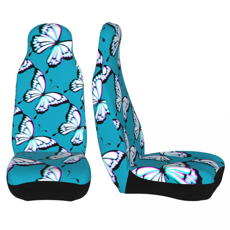 Butterfly Glitch Effect Univerzális autóüléshuzat Off-Road AUTOYOUTH Auto Üléshuzat Poliészter autóstílus