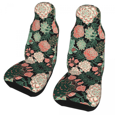 Succulent Blossom universaalne autoistme kate Off-Road naiste lillelised lillelised istmekatted Fiber Fishing