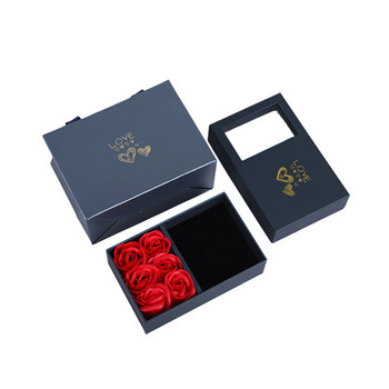 Eternal Life Flower Jewelry Box World Cover 6 Rose Gift Box Box .-Не се продава отделно.