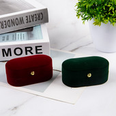 Cutie pentru bijuterii din catifea Cutie cu inele Organizator pentru bijuterii Cutie cu inele duble Cutie pentru bijuterii Cutie cadou nunta