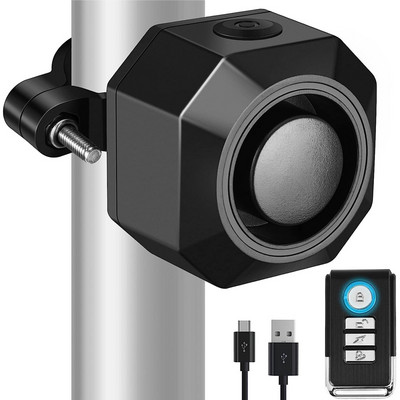 Marlboze vízálló kerékpár motorkerékpár elektromos kerékpár biztonság elvesztés elleni távirányító rezgésérzékelő USB töltés riasztó