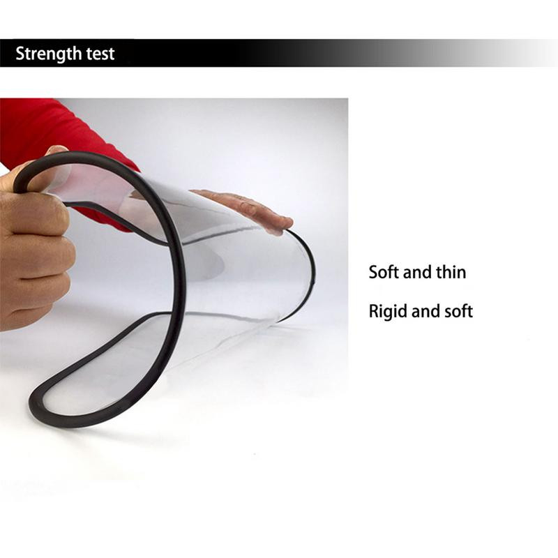 Universalus motociklo priekinis stiklas 18 x 16,7 colio skaidrus didelis priekinis stiklas, skirtas motociklams elektromobiliams motoroleriams vėjo šalčio deflektorius