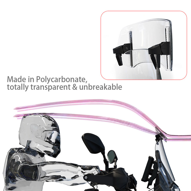 Deflector de spoiler reglabil pentru extensie de parbriz pentru HONDA GoldWing 1800 GL1800 F6C Goldwing GL1800 GoldWing F6B