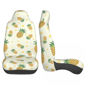 Pineapple Summer Fruits Универсален калъф за столче за кола Four Seasons Калъфи за седалки за пътуване Полиестерен протектор за седалки