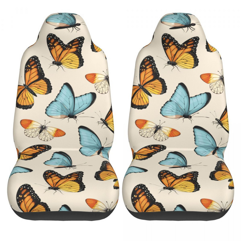 Vinatge Butterfly Pattern Universaalne autoistme katte kaitse, salongi tarvikud AUTOYOUTH autoistme kaitsekatted kalapüük