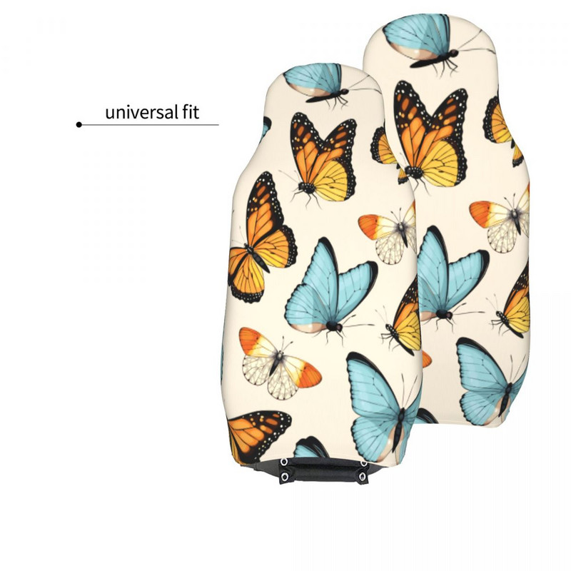 Vinatge Butterfly Pattern Universaalne autoistme katte kaitse, salongi tarvikud AUTOYOUTH autoistme kaitsekatted kalapüük