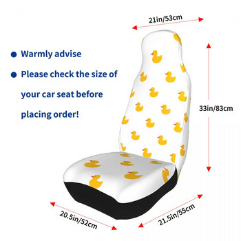 Cartoon Yellow Duck Pattern Universal κάλυμμα καθίσματος αυτοκινήτου Auto εσωτερικό για SUV ματ καθισμάτων αυτοκινήτου Πολυεστερικά αξεσουάρ αυτοκινήτου