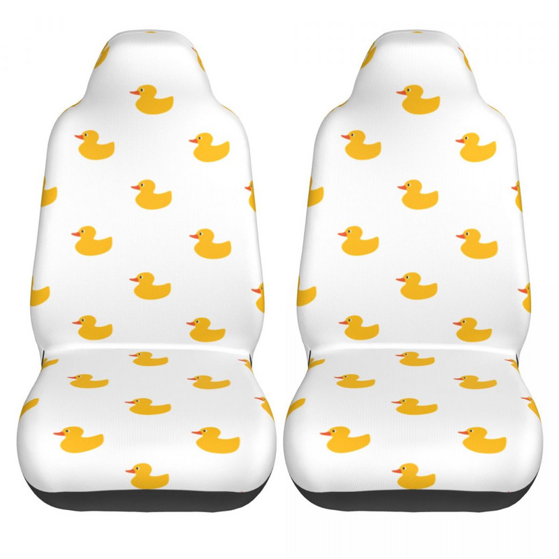 Cartoon Yellow Duck muster Universaalne autoistme kate auto sisemus maasturi autoistme matt Polüester autotarvikud