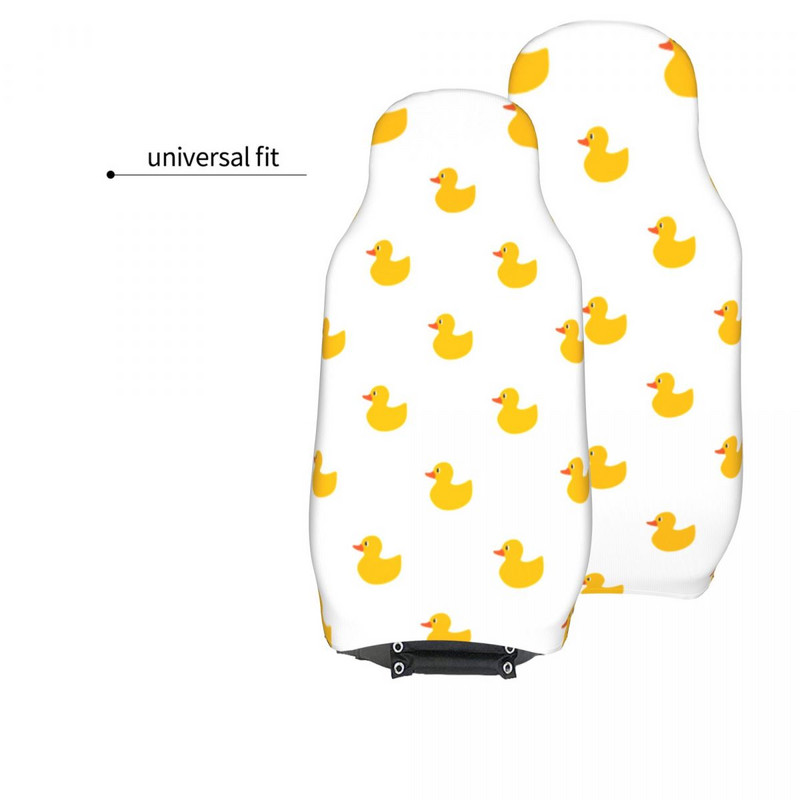 Cartoon Yellow Duck muster Universaalne autoistme kate auto sisemus maasturi autoistme matt Polüester autotarvikud