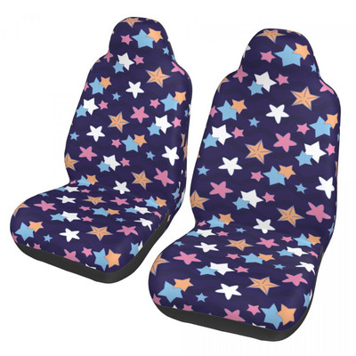 Starry Night Sky In Wave Stars Universalus automobilio sėdynės užvalkalas Four Seasons Travel Automobilinės sėdynės pagalvėlės audinys žvejyba