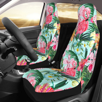 Καλοκαιρινό Tropical Palm Leaves Κάλυμμα καθίσματος αυτοκινήτου Universal Four Seasons AUTOYOUTH Birds Πατάκι καθίσματος αυτοκινήτου Πολυεστέρας Ψάρεμα