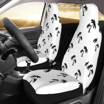 Tropical Palm Trees Universal κάλυμμα καθισμάτων αυτοκινήτου για τα περισσότερα αυτοκίνητα Γυναικεία καλύμματα καθισμάτων αυτοκινήτου Πολυεστερικά αξεσουάρ αυτοκινήτου