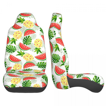 Summer Fruit Pineapple Watermelon Κάλυμμα καθισμάτων αυτοκινήτου Universal Four Seasons For Covers Seat SUV Fabric Hunting