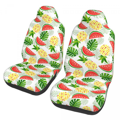 Summer Fruit Ananass Arbuus Universaalne autoistme kate Four Seasons jaoks maasturi istmekatete kangajaht