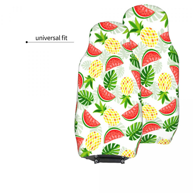 Summer Fruit Ananass Arbuus Universaalne autoistme kate Four Seasons jaoks maasturi istmekatete kangajaht