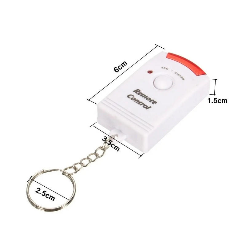 Koduvalvesüsteem IR infrapuna liikumisanduri häiredetektor 105dB häiremonitor Juhtmeta alarmsüsteem + 2 kaugjuhtimispulti