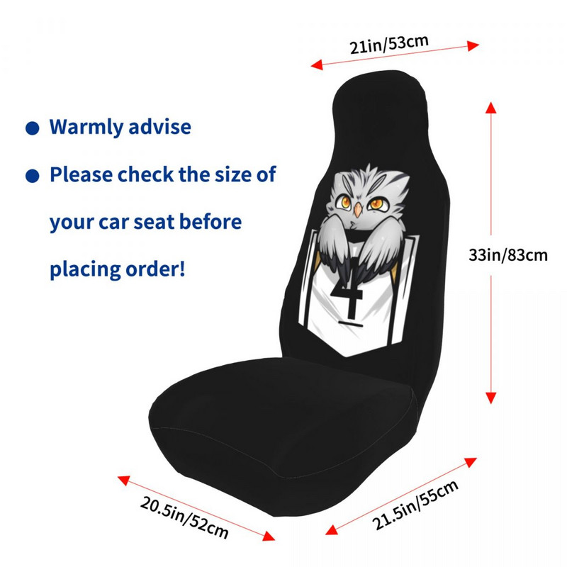 Pocket Owl univerzális autósüléshuzat vízálló AUTOYOUTH Haikyuu röplabda autóülés védő poliészter autóstílus