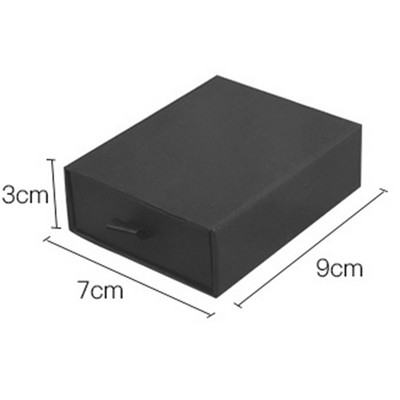 Cutie de ambalare pentru bijuterii cu utilizare multiplă pentru colier, brățară și inel în roz/alb/negru