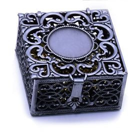 QIGO usuliste ehete kandekotid Metallist roosipärja kaelakee karbid Kingitus