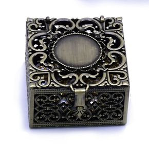 QIGO usuliste ehete kandekotid Metallist roosipärja kaelakee karbid Kingitus