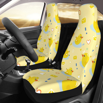 Little Cute Duck Pattern Cartoon Universal κάλυμμα καθίσματος αυτοκινήτου Four Seasons AUTOYOUTH Μαξιλάρι καθίσματος αυτοκινήτου Πολυεστερικό στυλ αυτοκινήτου