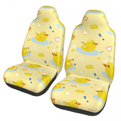 Little Cute Duck Pattern karikatūra universāls automašīnas sēdekļa pārvalks Four Seasons AUTOYOUTH automašīnas sēdekļa spilvens, poliestera automašīnas dizains