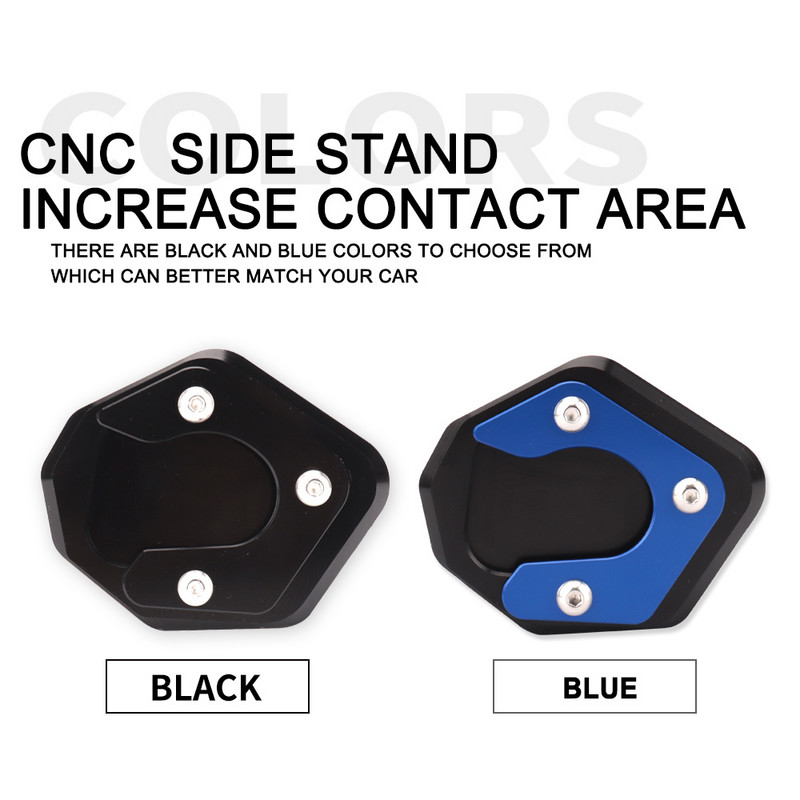 Alkalmas a CFMOTO 800MT 800 MT 2021 2022 motorkerékpár oldalsó állványhoz, nagyítólemezes támasztólap hosszabbító CNC alumínium