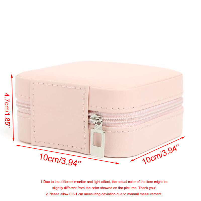 Teach Love Inspire Rainbow Teacher Naiste ehted Pakendikarp Kaelakee Korraldaja Kõrvarõngad Näidik Reisi kaasaskantavad karbid Kingitus