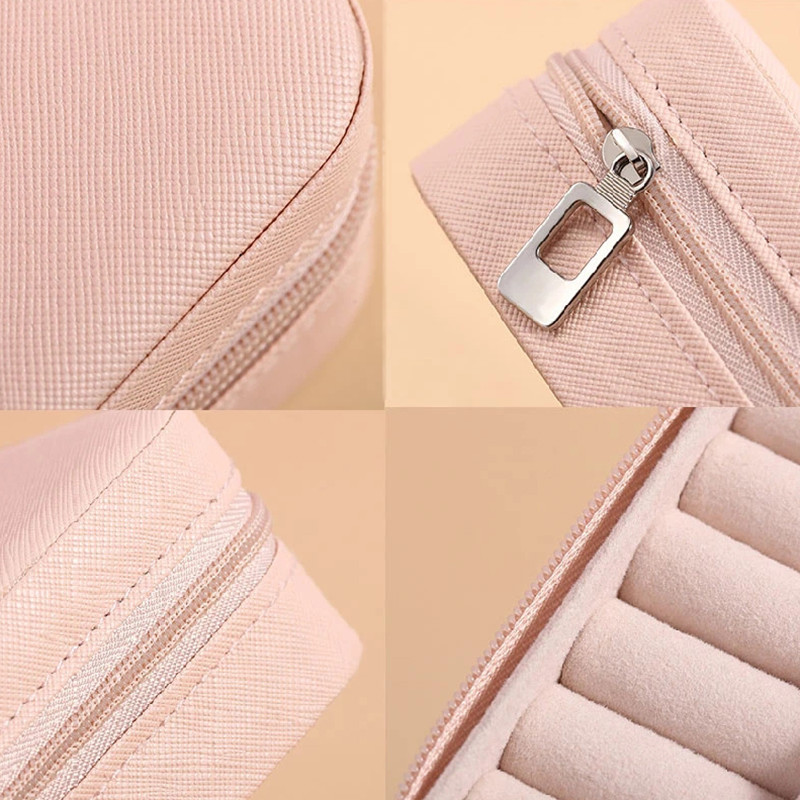 Teach Love Inspire Rainbow Teacher Naiste ehted Pakendikarp Kaelakee Korraldaja Kõrvarõngad Näidik Reisi kaasaskantavad karbid Kingitus