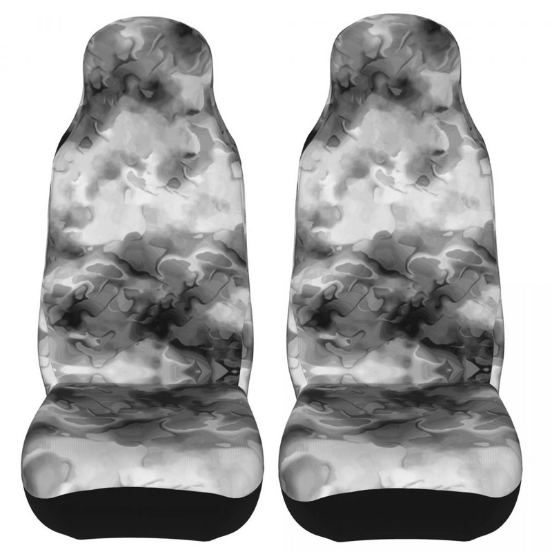 Marmuriniai kaklaraištis dažai Spalvingas universalus automobilio sėdynės užvalkalas keturiems sezonams visų tipų modeliams Geometriniai automobilių sėdynių užvalkalai Fiber Hunting