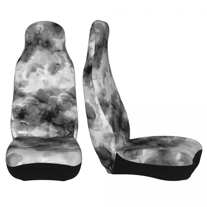 Marmuriniai kaklaraištis dažai Spalvingas universalus automobilio sėdynės užvalkalas keturiems sezonams visų tipų modeliams Geometriniai automobilių sėdynių užvalkalai Fiber Hunting