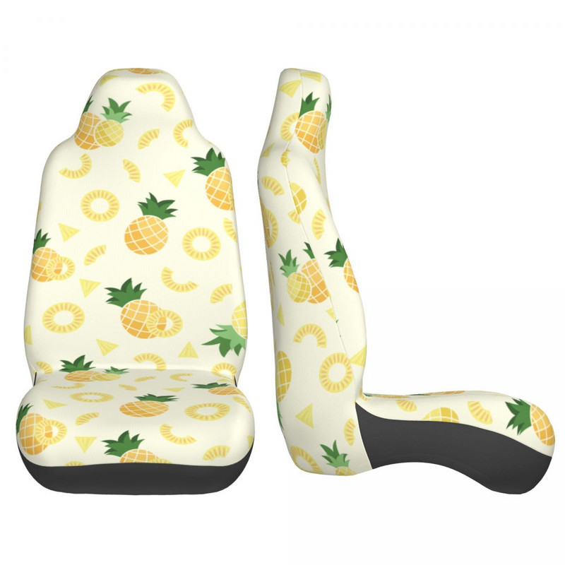 Ananas Summer Fruits Husă universală pentru scaun auto impermeabilă AUTOYOUTH Protector pentru scaune auto din poliester stil auto