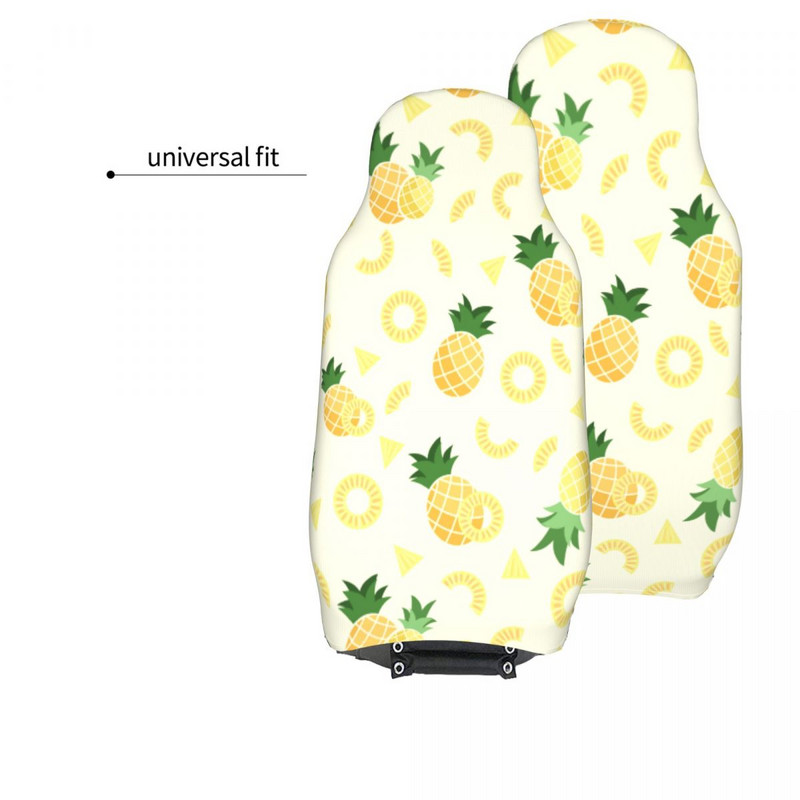 Ananas Summer Fruits Husă universală pentru scaun auto impermeabilă AUTOYOUTH Protector pentru scaune auto din poliester stil auto