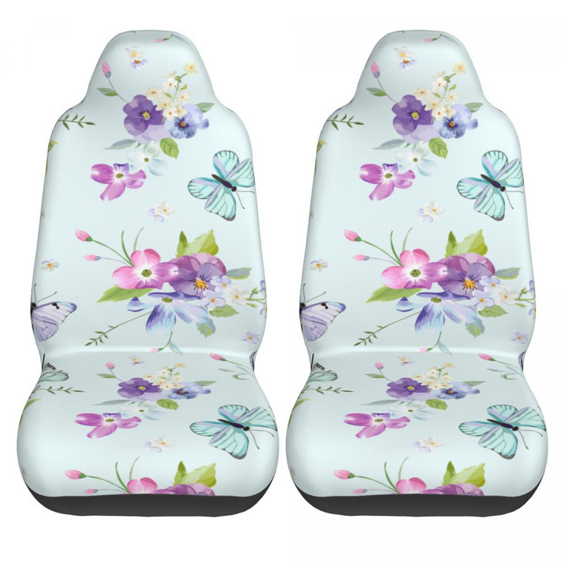 Virágok és repülő pillangók Univerzális autósülés huzat négy évszakhoz, minden típushoz megfelelő autósülés védő horgászat