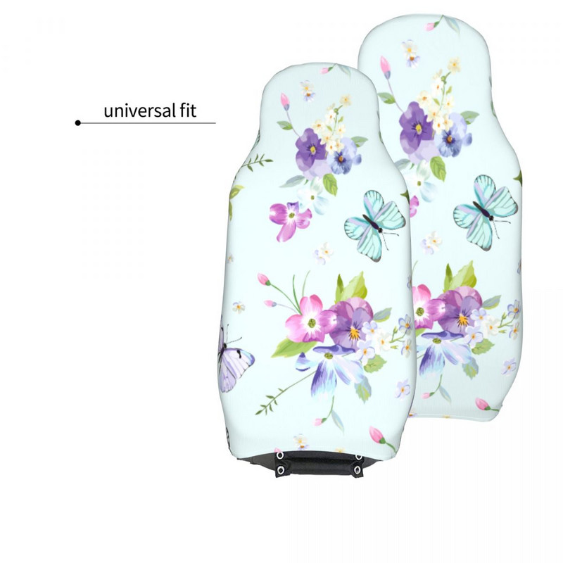 Virágok és repülő pillangók Univerzális autósülés huzat négy évszakhoz, minden típushoz megfelelő autósülés védő horgászat