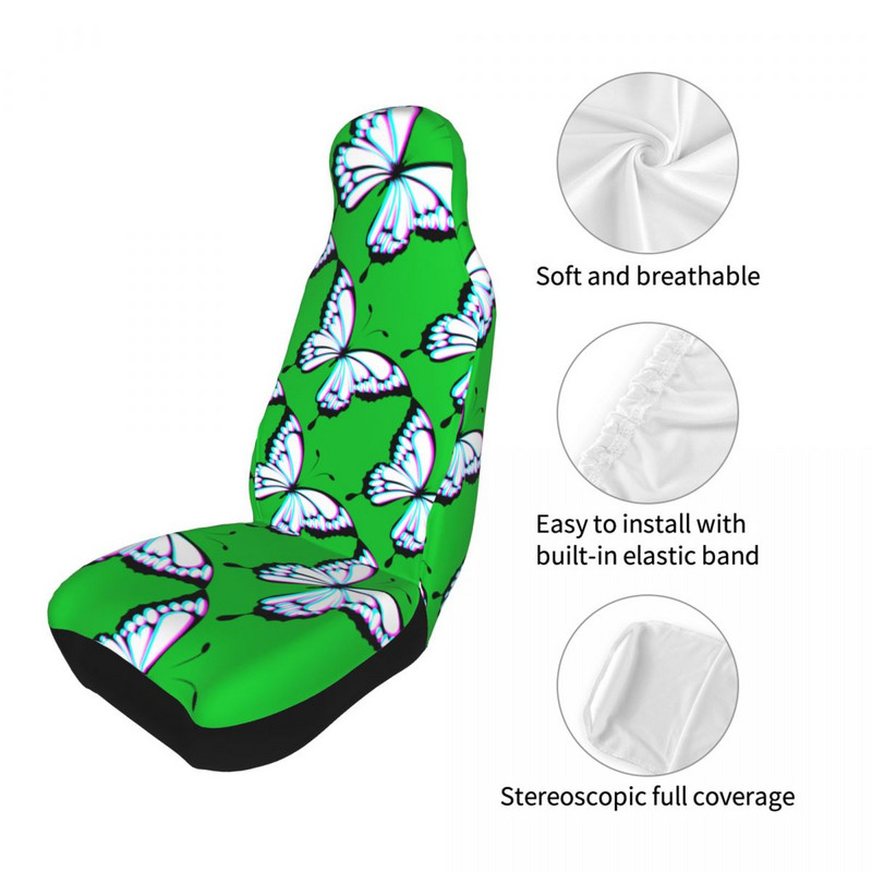 Butterfly Glitch Effect universaalne autoistme kate Off-Road AUTOYOUTH autoistmete katted polüester Hunting