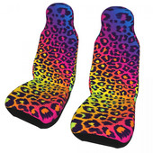 2 vnt Rainbow Leopard universalus automobilio sėdynės užvalkalas Four Seasons AUTOYOUTH Cheetah Animal automobilių sėdynės pagalvėlė Fiber Fishing