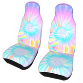 Pastel Swirl Tie Dye Protector universal pentru huse pentru scaune auto Accesorii interioare pentru huse pentru scaune Protector pentru scaune din fibra