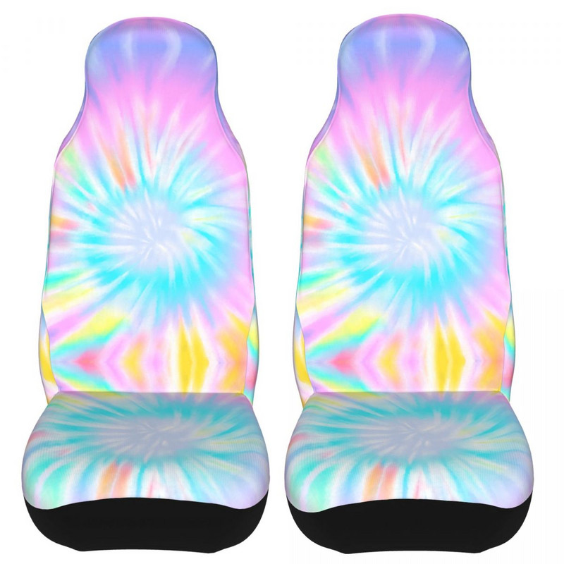 Pastel Swirl Tie Dye Protector universal pentru huse pentru scaune auto Accesorii interioare pentru huse pentru scaune Protector pentru scaune din fibra