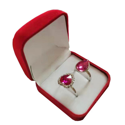 Müük sametsõrmuste hoiukarp Pulmaehted Sõrmused Kõrvarõngad Näidikuhoidja Kihlasõrmuse ümbris Nõeltega korraldaja pakend kinkekarp