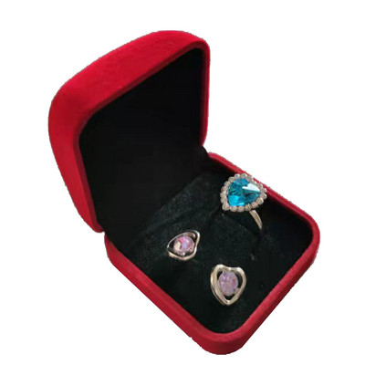 Müük sametsõrmuste hoiukarp Pulmaehted Sõrmused Kõrvarõngad Näidikuhoidja Kihlasõrmuse ümbris Nõeltega korraldaja pakend kinkekarp