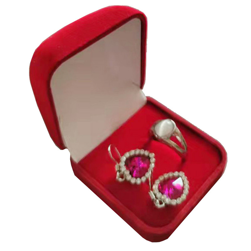 Müük sametsõrmuste hoiukarp Pulmaehted Sõrmused Kõrvarõngad Näidikuhoidja Kihlasõrmuse ümbris Nõeltega korraldaja pakend kinkekarp