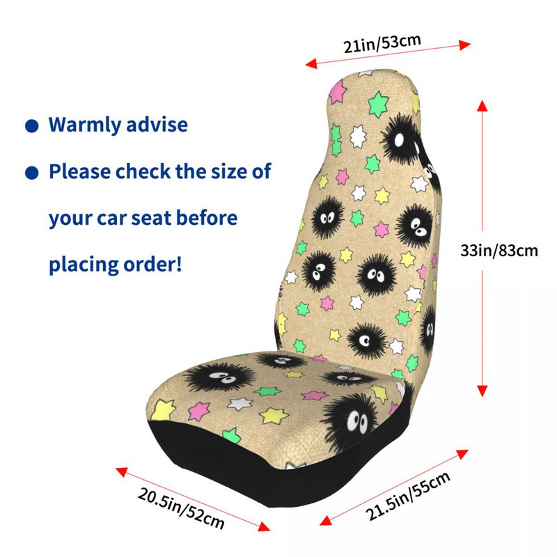 Spirited Away Soot Sprite universaalne autoistmekate Off-Road AUTOYOUTH istmekatted riidest autotarvikud