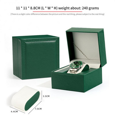 PU kožna kutija za sat Preklopni poklopac Pakiranje Kutija za sat Pohrana Prikaz za ručni sat Poklon kutija s jastučićem za sat Kutija za nakit